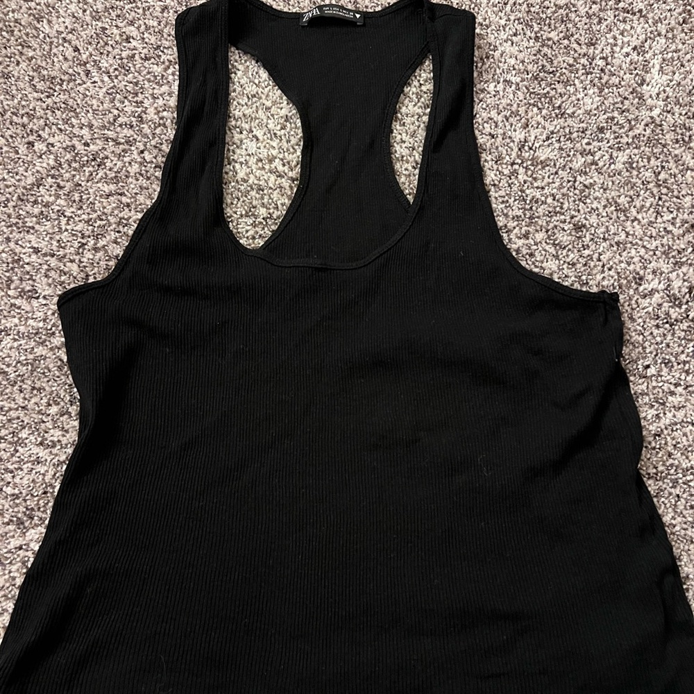 Large black Zara tank